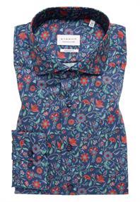 Hemd Twill Langarm dunkelblau