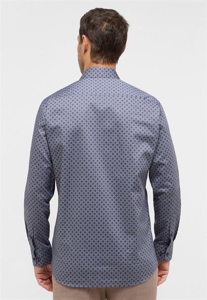 Hemd Twill Langarm dunkelblau