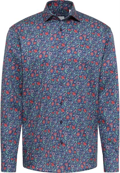 Hemd Twill Langarm dunkelblau