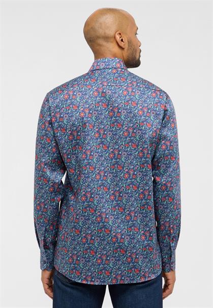 Hemd Twill Langarm dunkelblau
