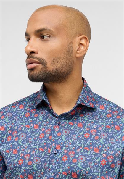 Hemd Twill Langarm dunkelblau