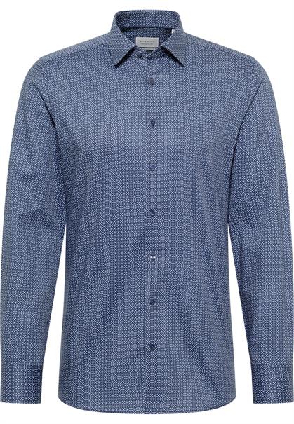 Hemd Twill Langarm dunkelblau