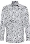 Hemd Twill Langarm grau