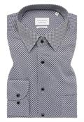 Hemd Twill Langarm grau
