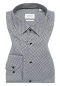 Hemd Twill Langarm grau