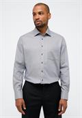 Hemd Twill Langarm grau