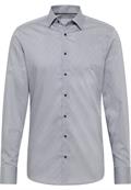 Hemd Twill Langarm grau