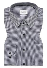 Hemd Twill Langarm grau