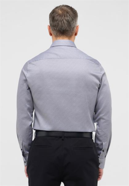 Hemd Twill Langarm grau