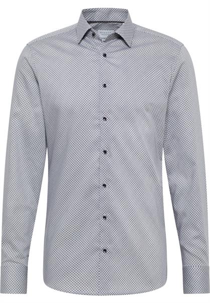 Hemd Twill Langarm grau