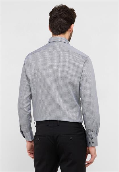 Hemd Twill Langarm grau