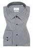 Hemd Twill Langarm grau