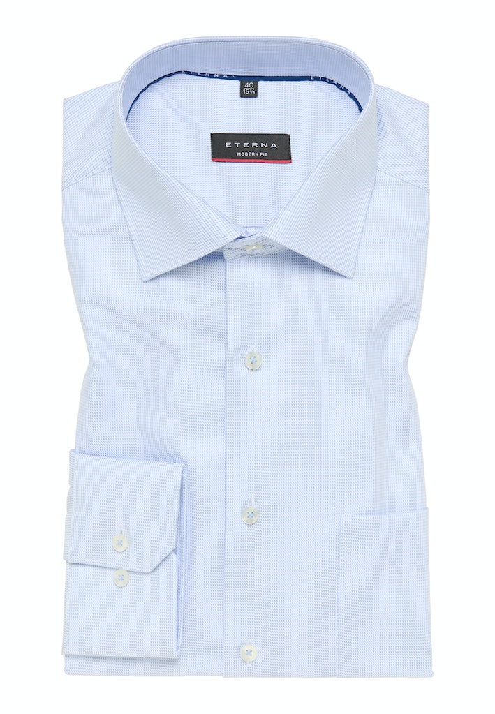 Eterna Langarmhemd "MODERN FIT", NON IRON (bügelfrei) günstig online kaufen