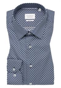 Hemd Twill Langarm navy