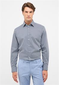 Hemd Twill Langarm navy