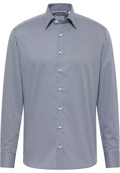 Hemd Twill Langarm navy