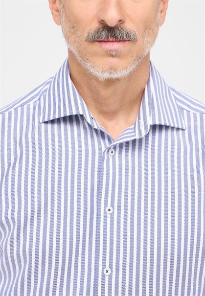 Hemd Twill Langarm rauchblau