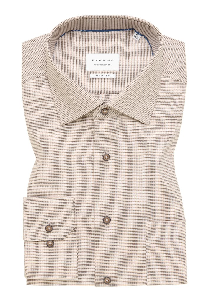 Eterna Langarmhemd "MODERN FIT", NON IRON (bügelfrei) günstig online kaufen