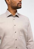 Hemd Twill Langarm sand