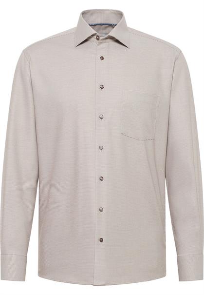 Hemd Twill Langarm sand