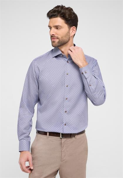 Hemd Twill Langarm walnut