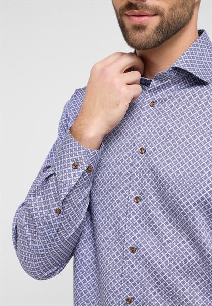 Hemd Twill Langarm walnut