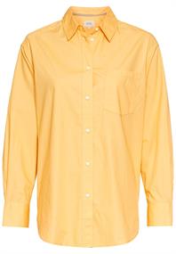 Hemdbluse aus Baumwolle apricot