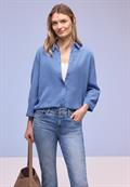 Hemdbluse im Washed-Look bonnet blue