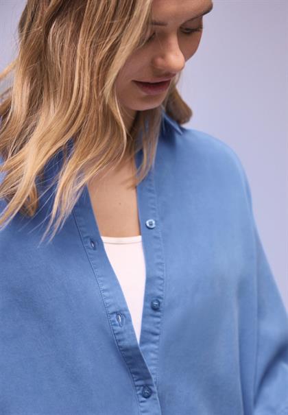 Hemdbluse im Washed-Look bonnet blue