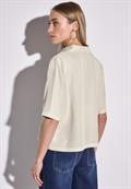 Hemdbluse im Washed-Look moonstone sand