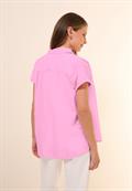 Hemdbluse in Unifarbe cherry blossom pink