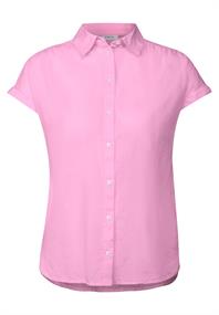 Hemdbluse in Unifarbe cherry blossom pink