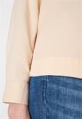 Hemdbluse in Unifarbe pearl beige