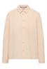 Hemdbluse in Unifarbe pearl beige