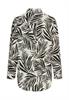 Hemdbluse mit Blumenprint aus Baumwolle aop