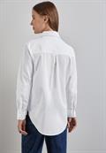 Hemdbluse mit Brusttaschen white