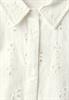 Hemdbluse mit Lochstickerei off white