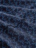 Hemdbluse mit Muster small blue wave print