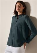 Hemdbluse mit Struktur slate khaki