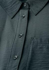 Hemdbluse mit Struktur slate khaki