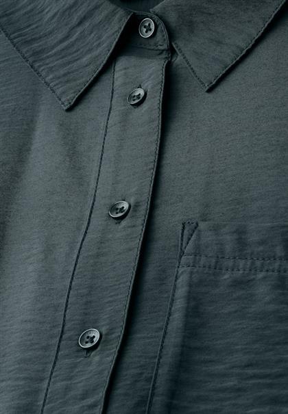 Hemdbluse mit Struktur slate khaki