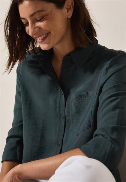 Hemdbluse mit Struktur slate khaki