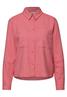 Hemdbluse mit Taschen striking coral mel.