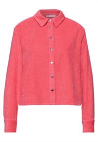 Hemdbluse striking coral