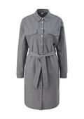 Hemdblusenkleid grau