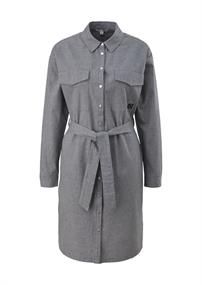 Hemdblusenkleid grau