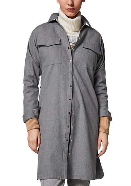 Hemdblusenkleid grau