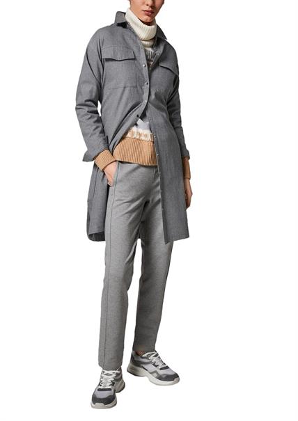 Hemdblusenkleid grau