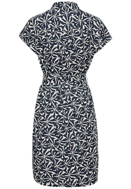 Hemdblusenkleid im Allover-Print aop
