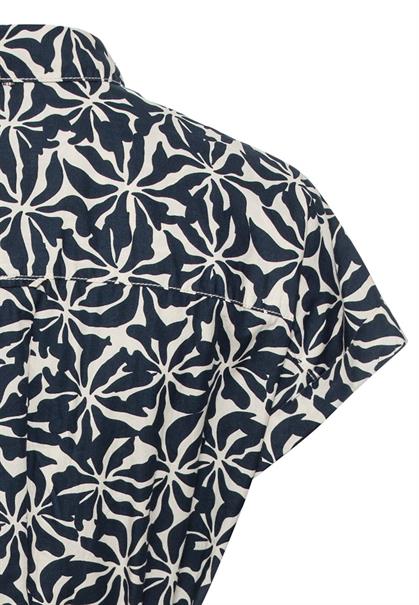 Hemdblusenkleid im Allover-Print aop